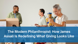 James Assali discussing modern philanthropy and purpose-driven giving leadership