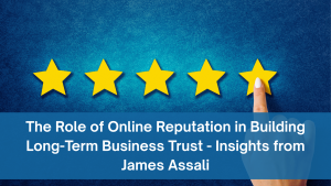 Hand choosing a five-star rating symbolizing positive online reviews and reputation management for business credibility.